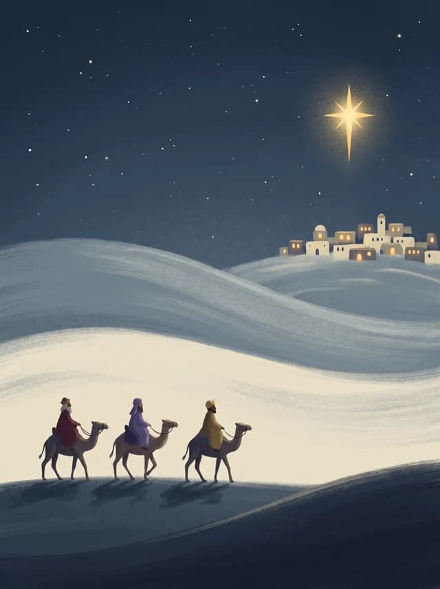 Wise Men Follow the Star, front