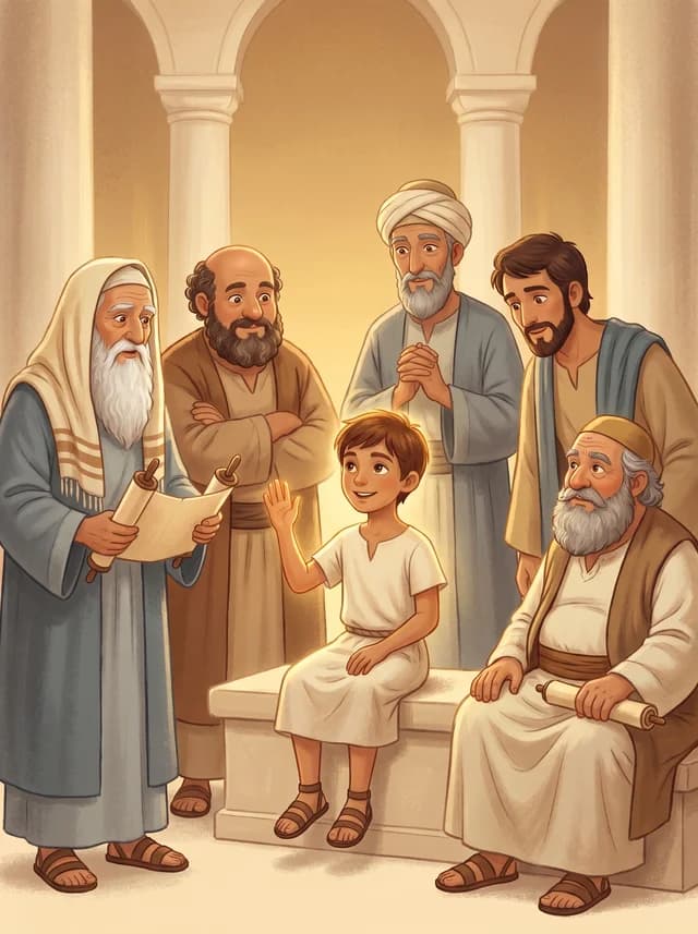 The Boy Jesus in the Temple, front