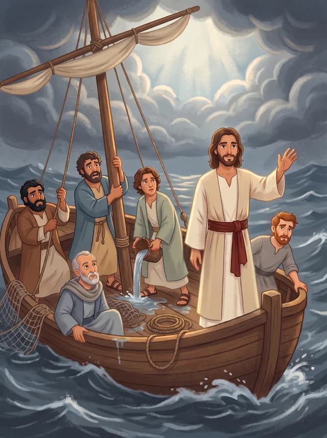 Jesus Calms the Storm, front