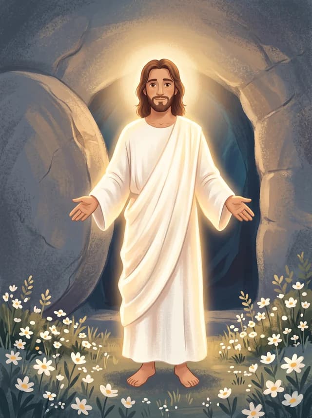 He Is Risen, front